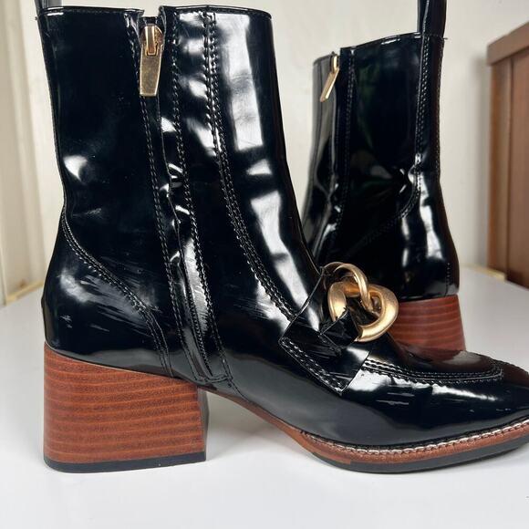 Steve Madden Loreen Fashion Pilgrim Chunky Boots Size 7.5 - Picture 6 of 13